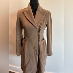 BCBGMaxAzria XXS Tan Trench Coat
